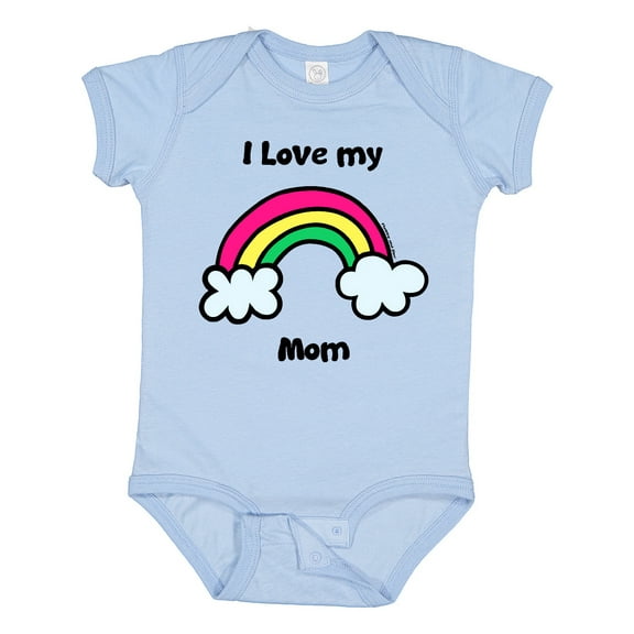 Inktastic I Love My Mom Boys or Girls Baby Bodysuit