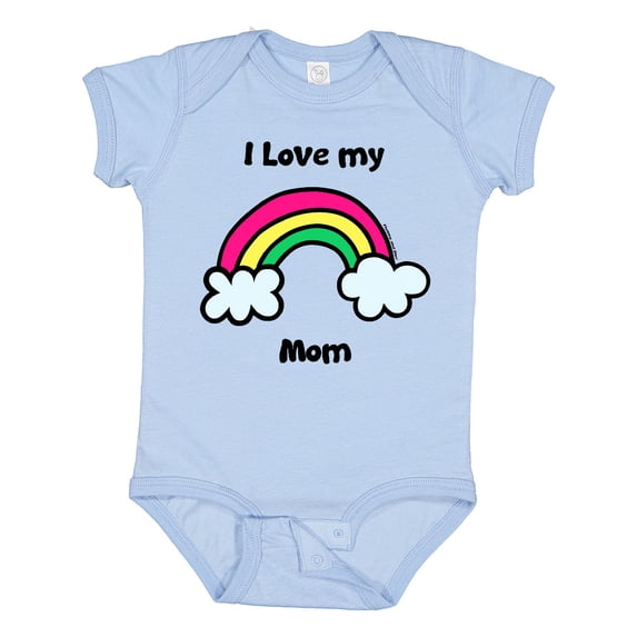 Inktastic I Love My Mom Boys or Girls Baby Bodysuit