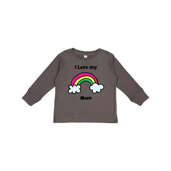 Inktastic I Love My Mom Boys or Girls Long Sleeve Toddler T-Shirt
