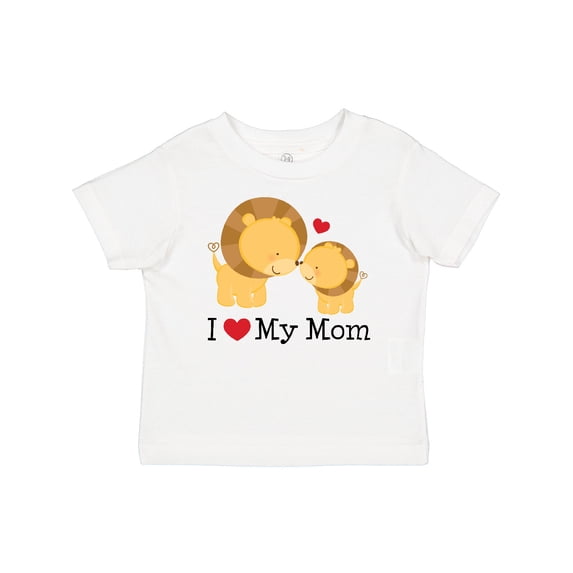 Inktastic I Love My Mom Cute Lion Boys Baby T-Shirt