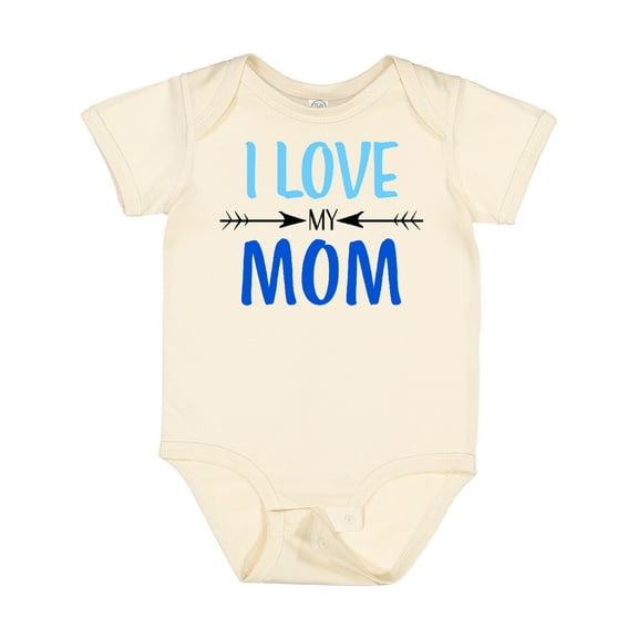 Inktastic I Love My Mom Mothers Day Boys or Girls Baby Bodysuit