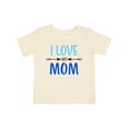 thumbnail image 1 of Inktastic I Love My Mom Mothers Day Boys or Girls Baby T-Shirt, 1 of 5