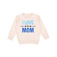 thumbnail image 1 of Inktastic I Love My Mom Mothers Day Toddler Sweatshirt, 1 of 4