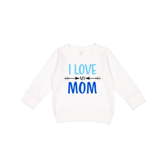 Inktastic I Love My Mom Mothers Day Toddler Sweatshirt
