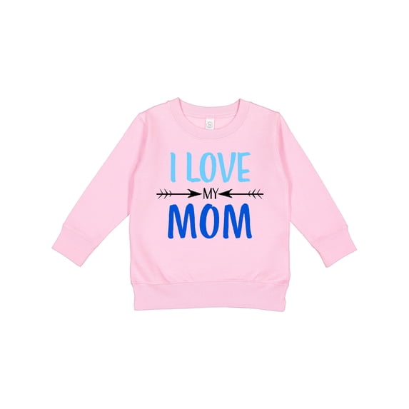 Inktastic I Love My Mom Mothers Day Toddler Sweatshirt