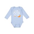 thumbnail image 1 of Inktastic I Love My Mom To The Moon and Back Boys or Girls Long Sleeve Baby Bodysuit, 1 of 5