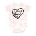 thumbnail image 1 of Inktastic I Love My Mom and Dad in Black Chalk Heart Boys or Girls Baby Bodysuit, 1 of 5