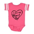 thumbnail image 1 of Inktastic I Love My Mom and Dad in Black Chalk Heart Boys or Girls Baby Bodysuit, 1 of 5