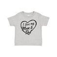 thumbnail image 1 of Inktastic I Love My Mom and Dad in Black Chalk Heart Boys or Girls Baby T-Shirt, 1 of 5