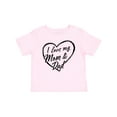 thumbnail image 1 of Inktastic I Love My Mom and Dad in Black Chalk Heart Boys or Girls Baby T-Shirt, 1 of 5