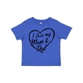 thumbnail image 1 of Inktastic I Love My Mom and Dad in Black Chalk Heart Boys or Girls Toddler T-Shirt, 1 of 5