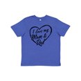 thumbnail image 1 of Inktastic I Love My Mom and Dad in Black Chalk Heart Youth T-Shirt, 1 of 5