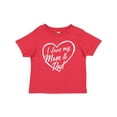 thumbnail image 1 of Inktastic I Love My Mom and Dad in White Chalk Heart Boys or Girls Baby T-Shirt, 1 of 5