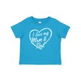 thumbnail image 1 of Inktastic I Love My Mom and Dad in White Chalk Heart Boys or Girls Baby T-Shirt, 1 of 5