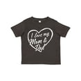 thumbnail image 1 of Inktastic I Love My Mom and Dad in White Chalk Heart Boys or Girls Toddler T-Shirt, 1 of 5