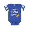 thumbnail image 1 of Inktastic I Love My Mom to the Moon and Back Boys or Girls Baby Bodysuit, 1 of 5