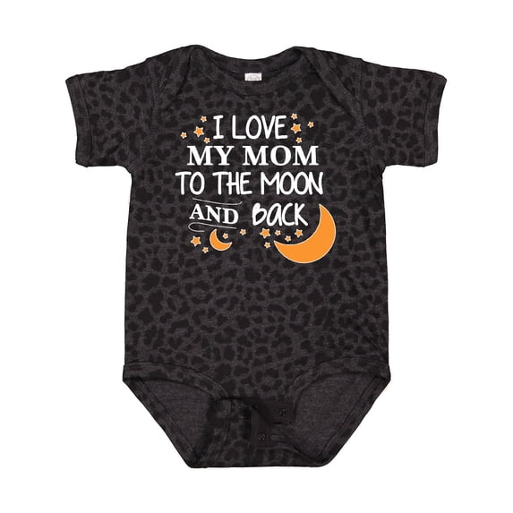 Inktastic I Love My Mom to the Moon and Back Boys or Girls Baby Bodysuit