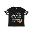 thumbnail image 1 of Inktastic I Love My Mom to the Moon and Back Boys or Girls Toddler T-Shirt, 1 of 5