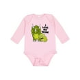 thumbnail image 1 of Inktastic I Love My Mom with Baby and Mommy Triceratops Boys or Girls Long Sleeve Baby Bodysuit, 1 of 5