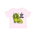thumbnail image 1 of Inktastic I Love My Mom with Baby and Mommy Triceratops Boys or Girls Toddler T-Shirt, 1 of 5