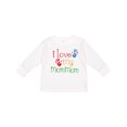 thumbnail image 1 of Inktastic I Love My MomMom Boys or Girls Long Sleeve Toddler T-Shirt, 1 of 5