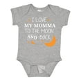 thumbnail image 1 of Inktastic I Love My Momma to the Moon and Back Boys or Girls Baby Bodysuit, 1 of 5