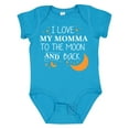 thumbnail image 1 of Inktastic I Love My Momma to the Moon and Back Boys or Girls Baby Bodysuit, 1 of 5