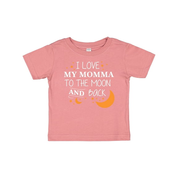Inktastic I Love My Momma to the Moon and Back Boys or Girls Baby T-Shirt