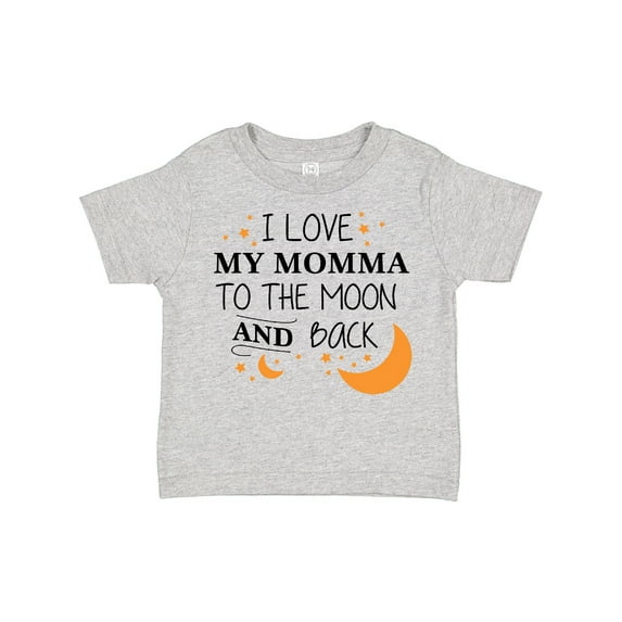 Inktastic I Love My Momma to the Moon and Back Boys or Girls Toddler T-Shirt