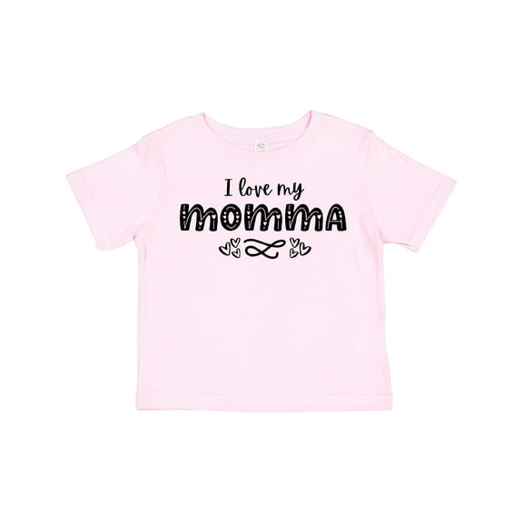 Inktastic I Love My Momma with Hearts Boys or Girls Toddler T-Shirt