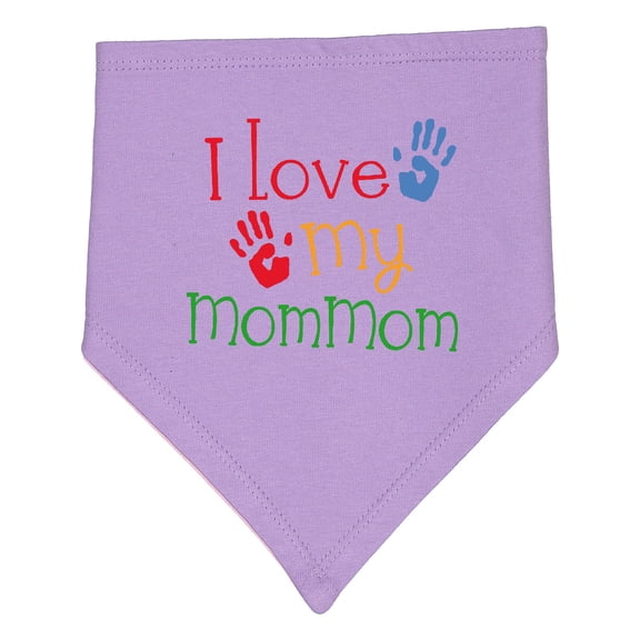 Inktastic I Love My Mommom Baby Bandana Bib