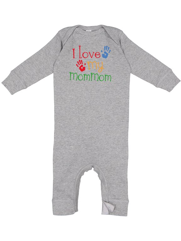 I Love My Mommom Baby Romper Coveralls