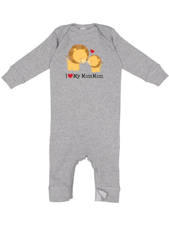 I Love My Mommom Baby Romper Coveralls