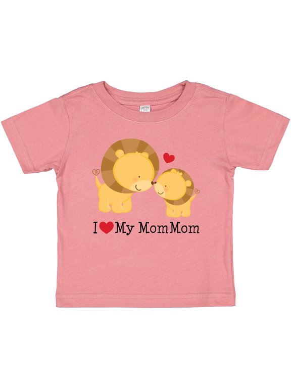 I Love My Mommom Boys or Girls Baby T-Shirt