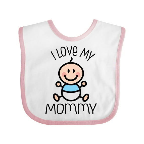 Inktastic I Love My Mommy Baby Boy Boys Baby Bib