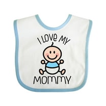 Inktastic I Love My Mommy Baby Boy Boys Baby Bib
