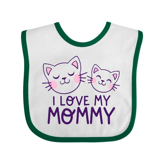 Inktastic I Love My Mommy Boys or Girls Baby Bib