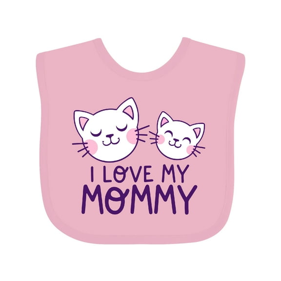 Inktastic I Love My Mommy Boys or Girls Baby Bib