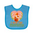thumbnail image 1 of Inktastic I Love My Mommy Boys or Girls Baby Bib, 1 of 4