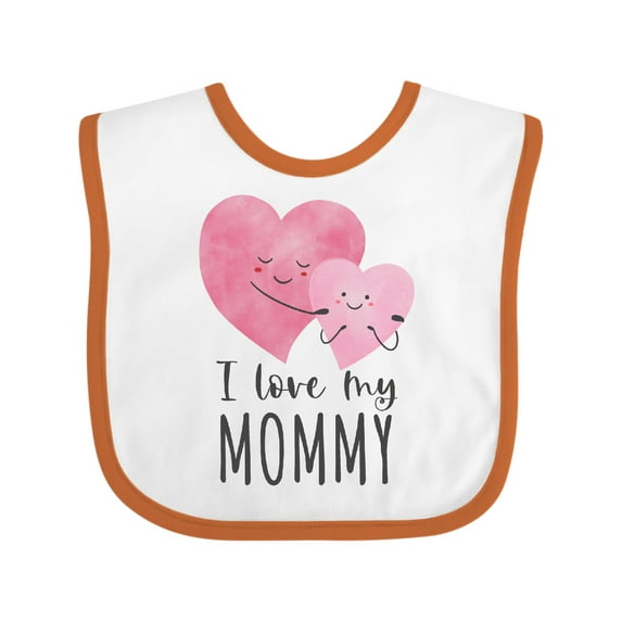 Inktastic I Love My Mommy Boys or Girls Baby Bib