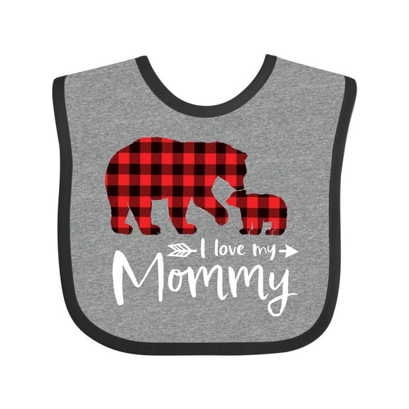 Inktastic I Love My Mommy Boys or Girls Baby Bib