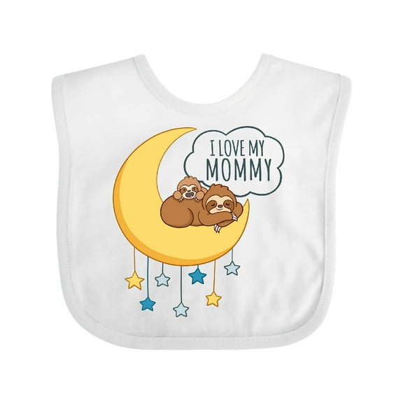 Inktastic I Love My Mommy Boys or Girls Baby Bib