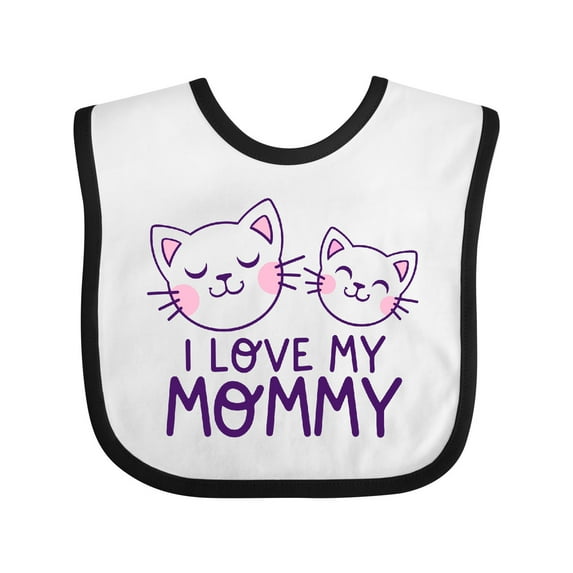 Inktastic I Love My Mommy Boys or Girls Baby Bib
