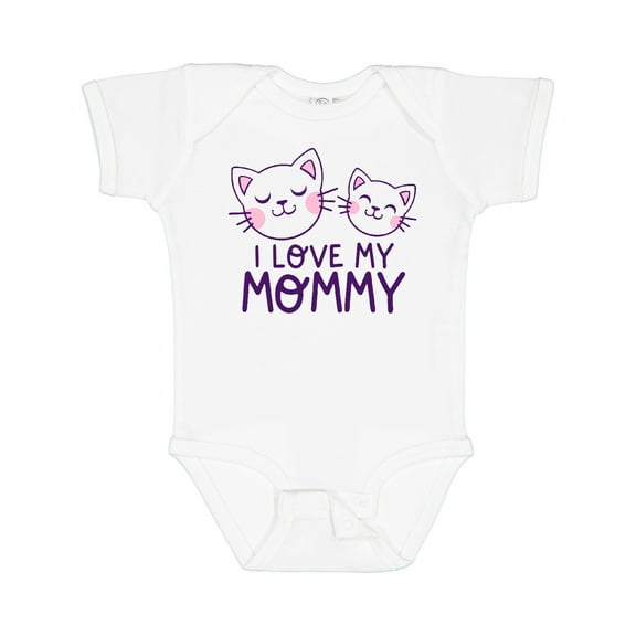 Inktastic I Love My Mommy Boys or Girls Baby Bodysuit