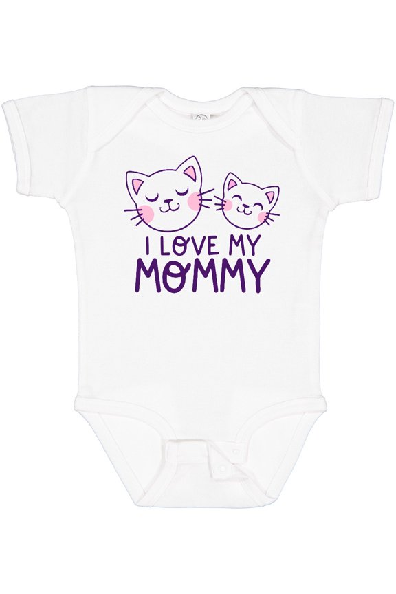 I Love My Mommy Boys or Girls Baby Bodysuit