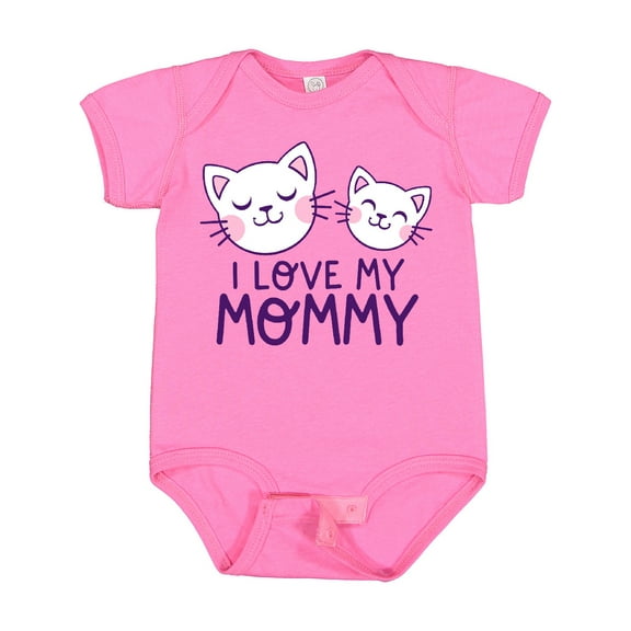 Inktastic I Love My Mommy Boys or Girls Baby Bodysuit
