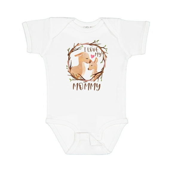 Inktastic I Love My Mommy Boys or Girls Baby Bodysuit