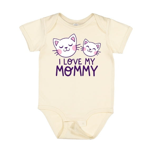 Inktastic I Love My Mommy Boys or Girls Baby Bodysuit