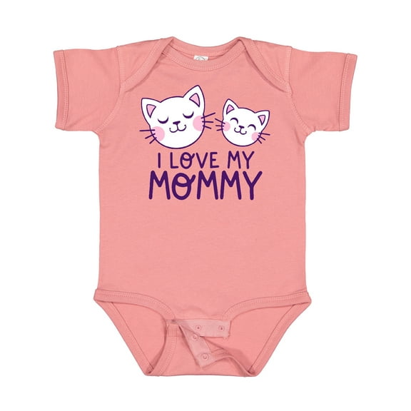 Inktastic I Love My Mommy Boys or Girls Baby Bodysuit
