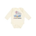 thumbnail image 1 of Inktastic I Love My Mommy Cute Elephants with Moon and Stars Boys or Girls Long Sleeve Baby Bodysuit, 1 of 5